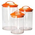 Reston Lloyd Reston Lloyd 11150 6pc Acrylic Canister Set  Orange 11150